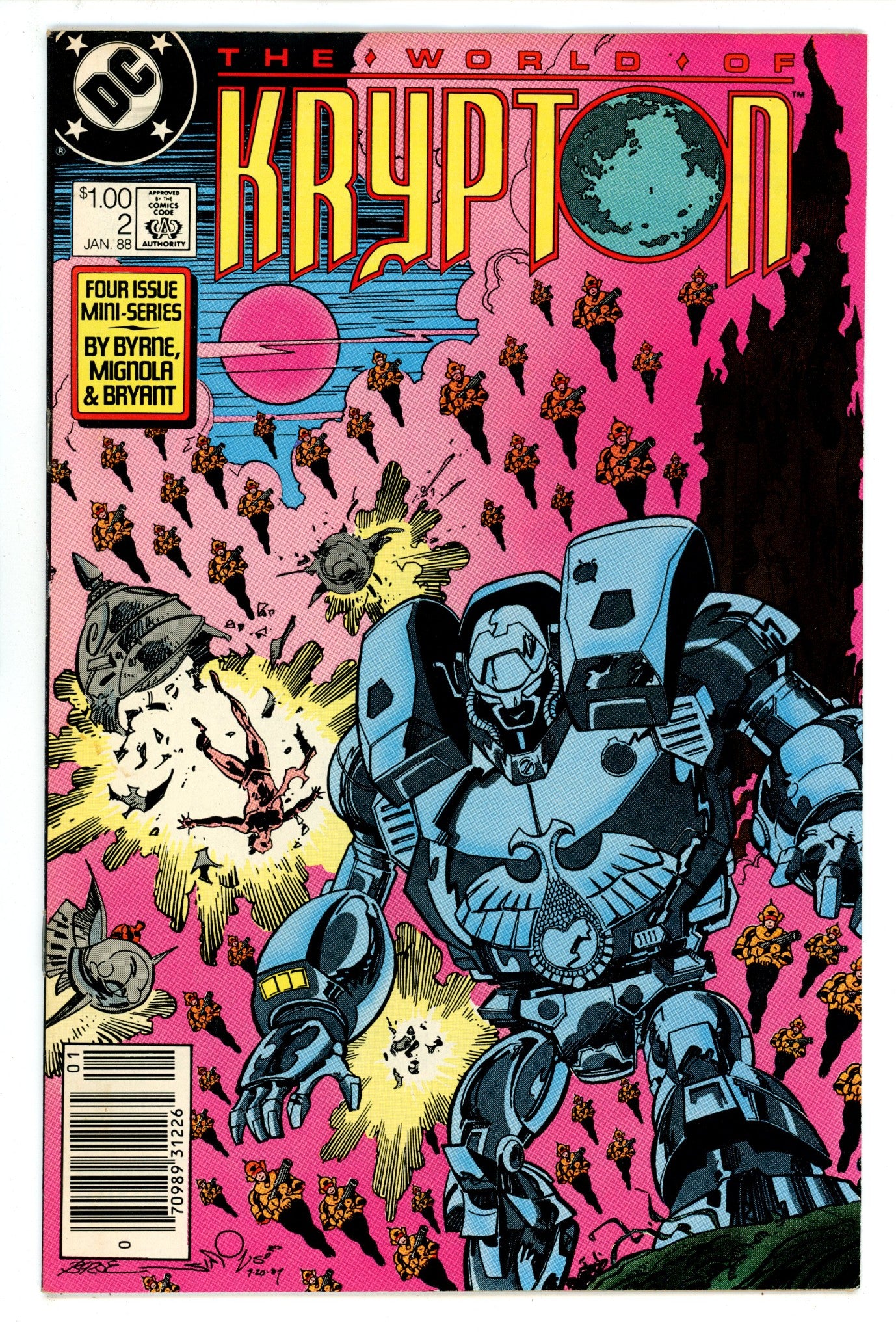 World of Krypton 2 FN (6.0) (1988) Canadian Price Variant 