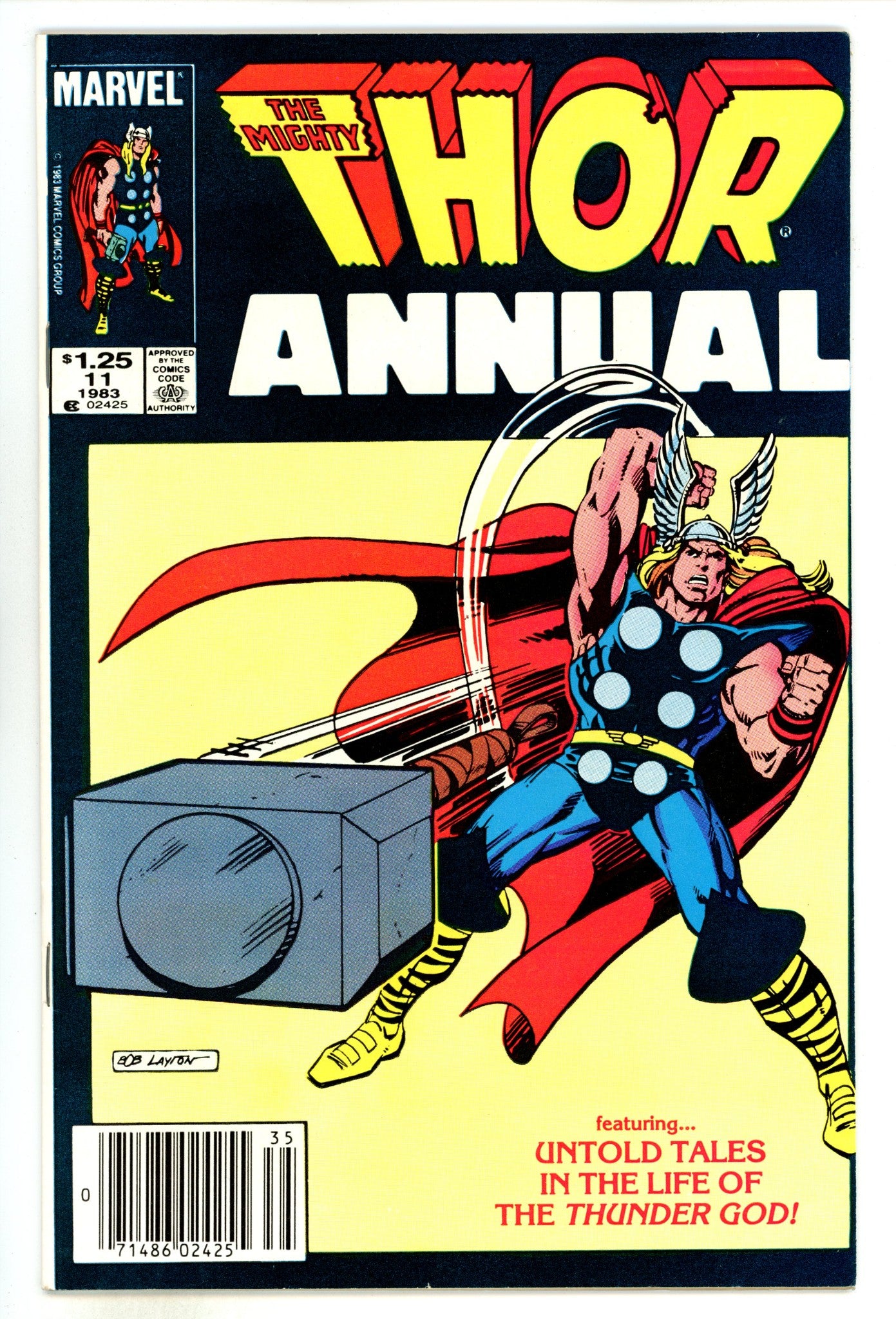 Thor Annual Vol 1 11  VF+ (8.5)  (1983)  Canadian Price Variant  