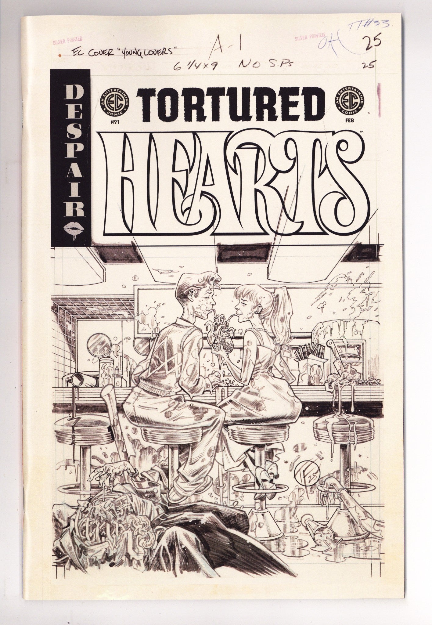 EC Tortured Hearts  1 Weaver  B&W Incentive NM  (2026)