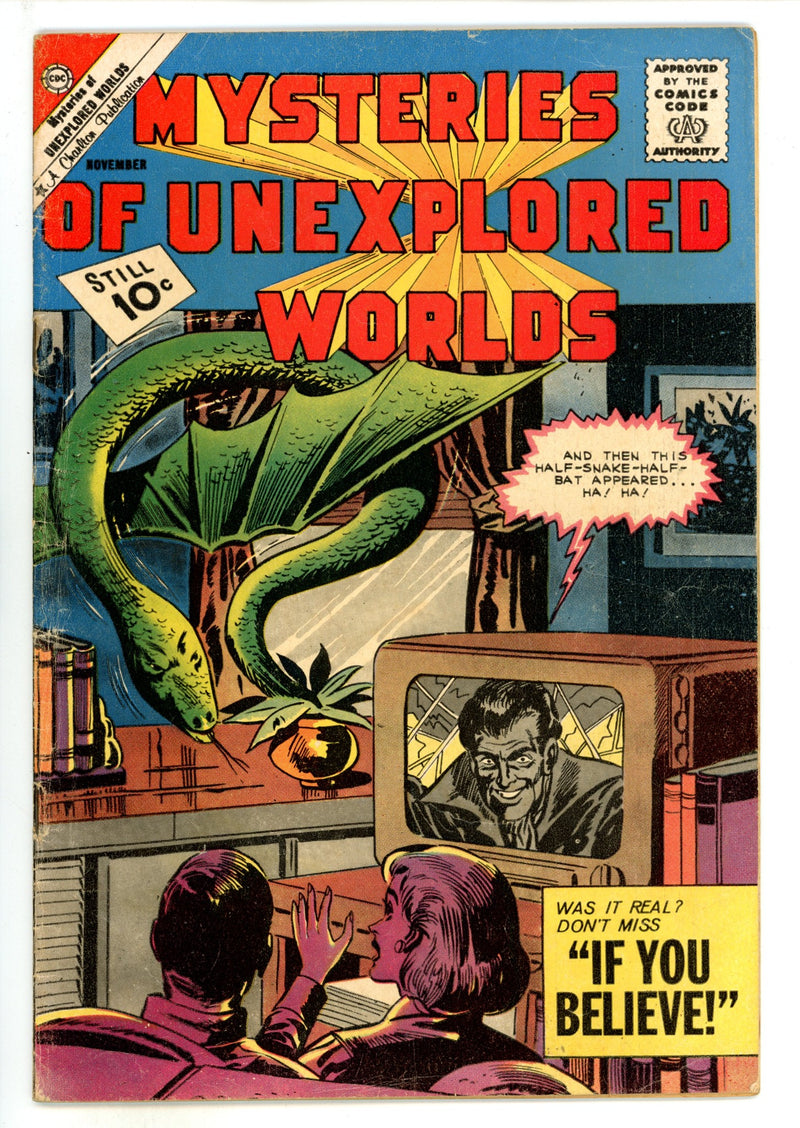 Mysteries of Unexplored Worlds 27 VG (4.0) (1961) 