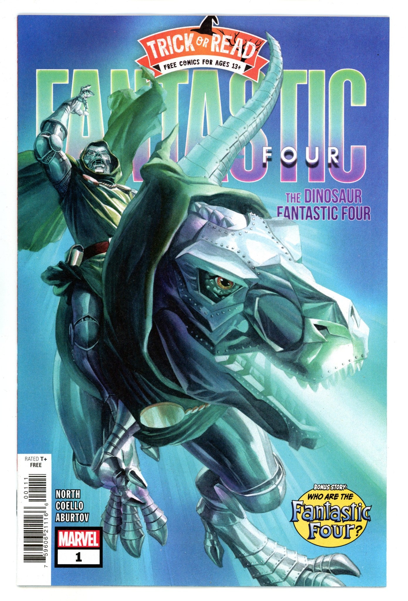 Fantastic Four: The Dinosaur Fantastic Four Halloween Trick or Read 1 (2024)