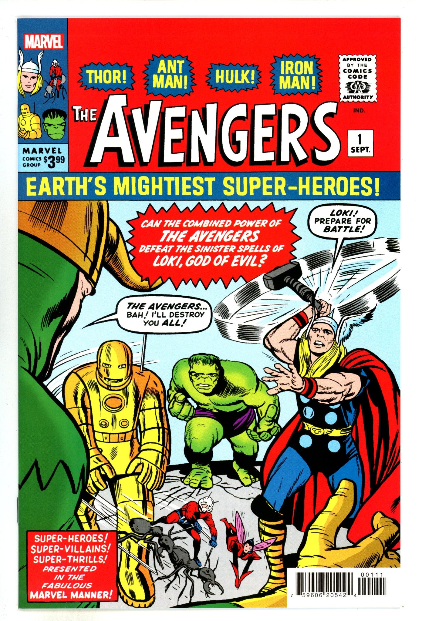 Avengers No. 1 Facsimile Edition  [nn]  High Grade  (2023)  