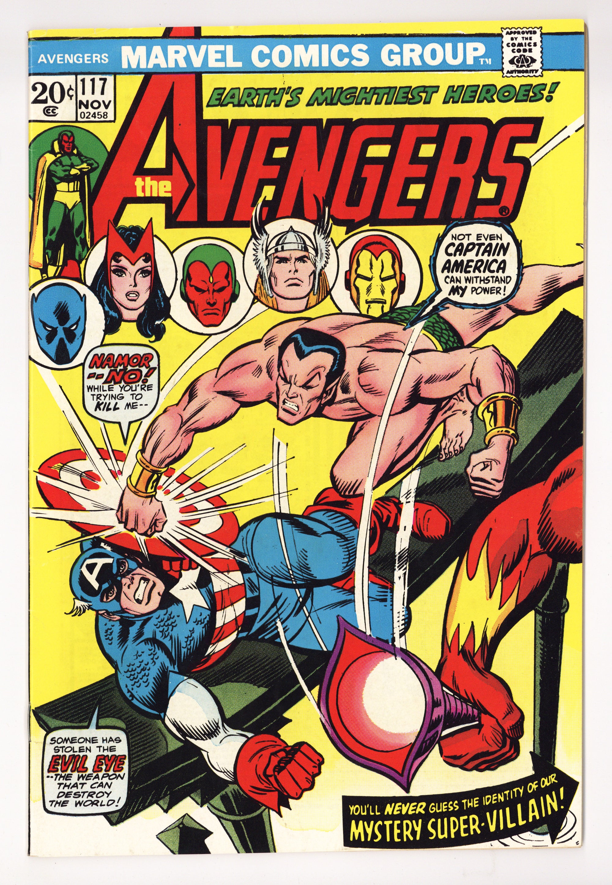 The Avengers Vol 1 117  FN+ (6.5)   (1973)        