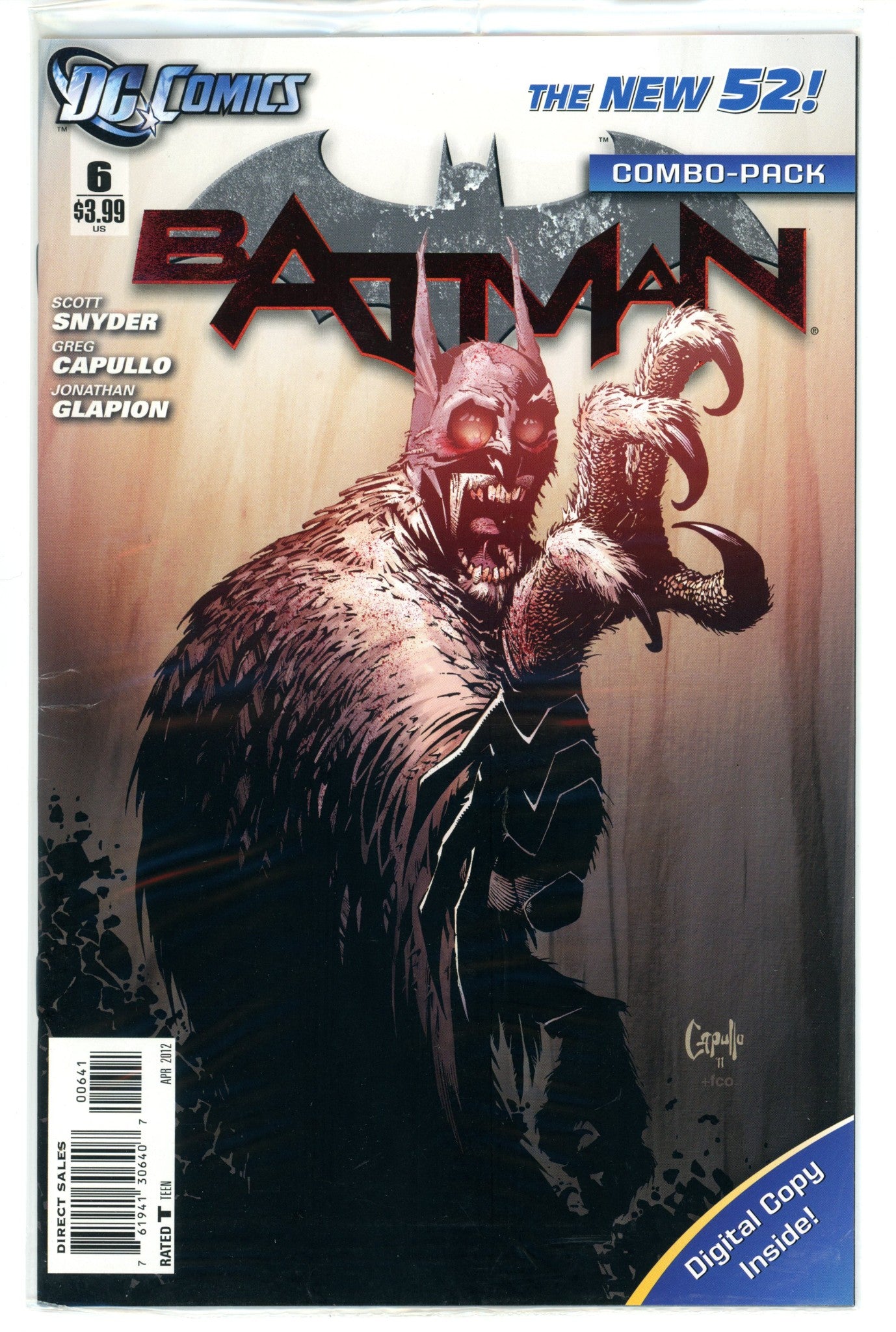 Batman Vol 2 6 New, Sealed Combo Pack (2012) 