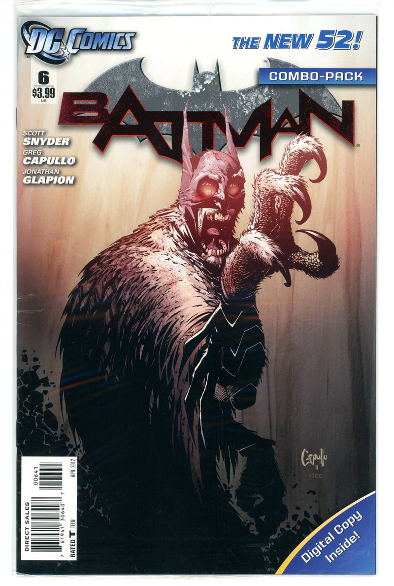 Batman Vol 2 6 New, Sealed Combo Pack (2012) 