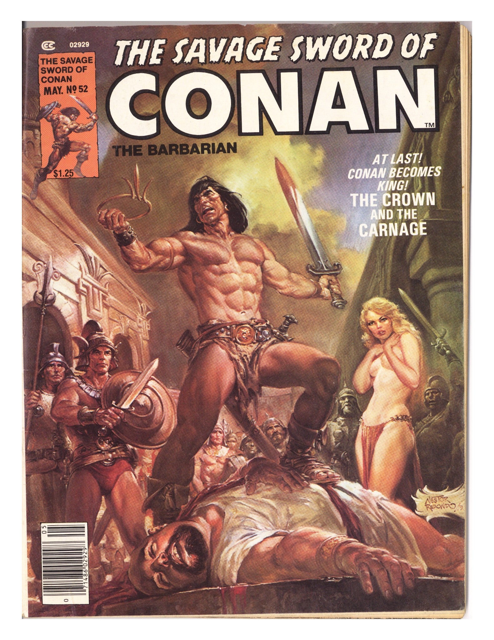 The Savage Sword of Conan Vol 1 52 Low Grade (1980) 