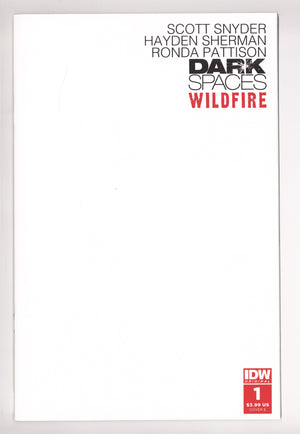 Dark Spaces: Wildfire 1 High Grade (2022) Blank Variant