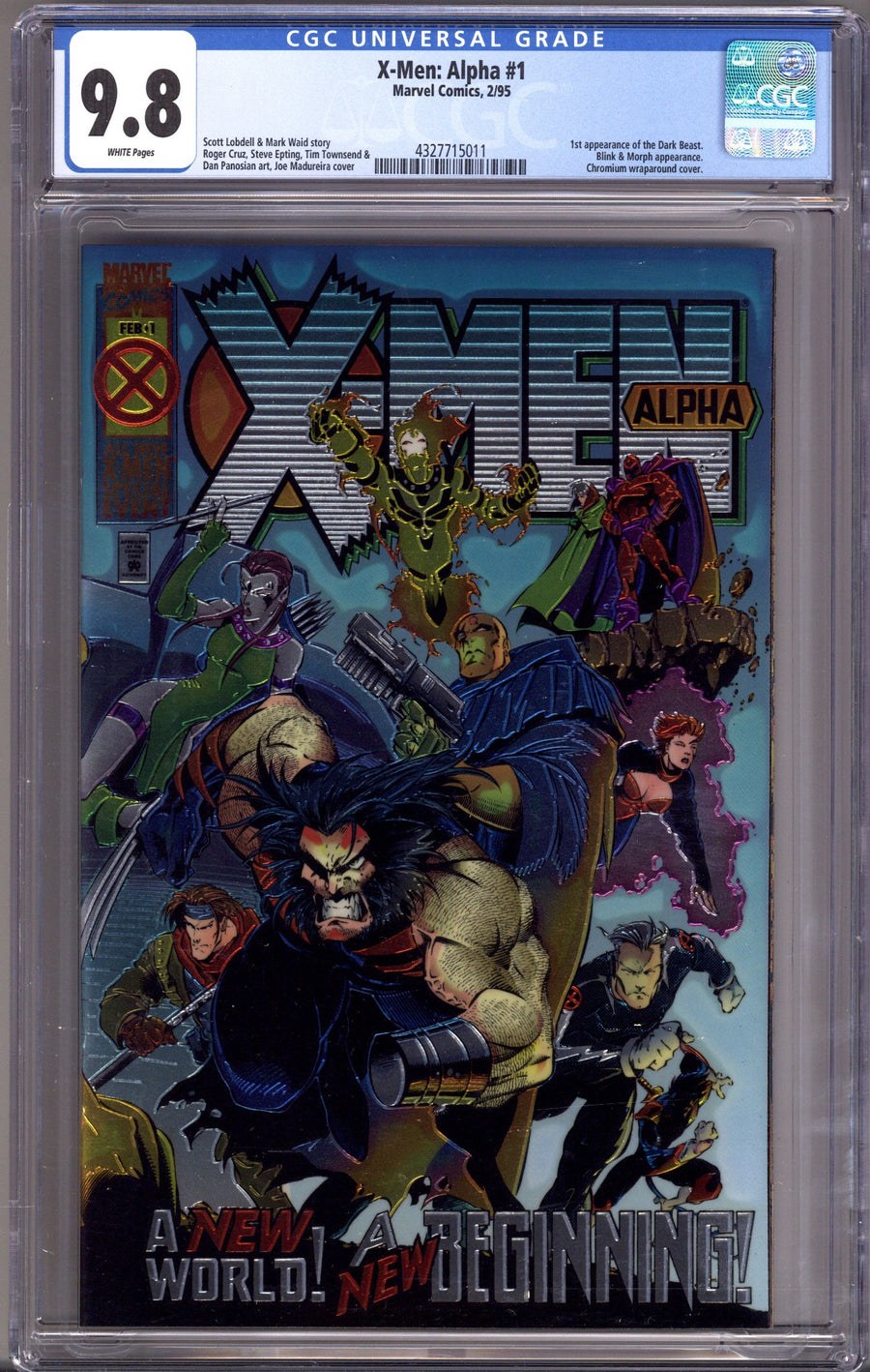 X-Men: Alpha 1 CGC 9.8 (NM/M) (1995) 