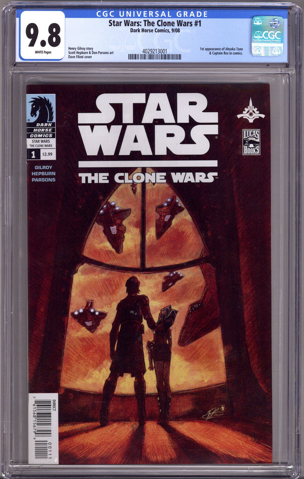 Star Wars the Clone Wars 1 CGC 9.8 (NM/M) (2008)