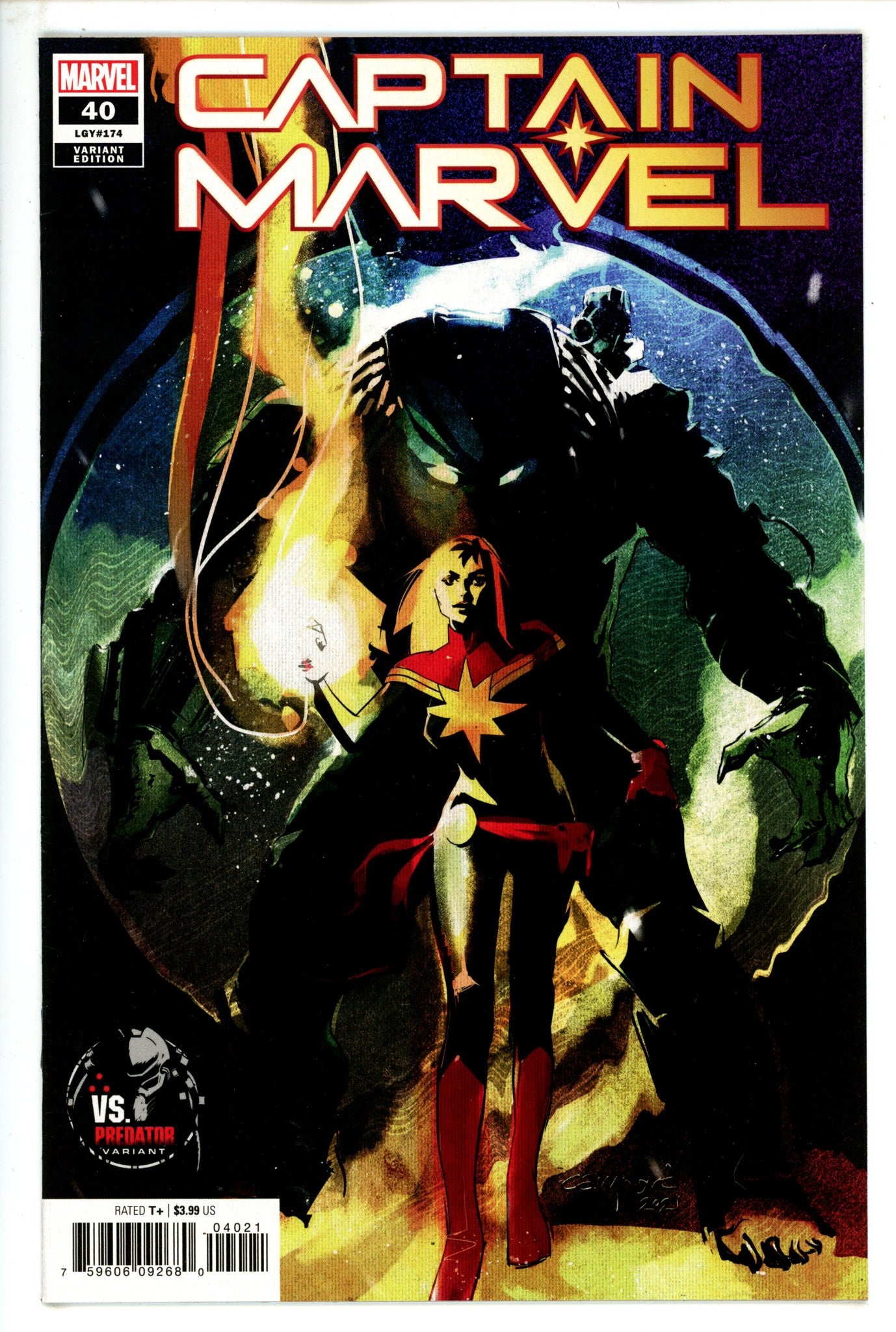Captain Marvel Vol 11 40 (174) High Grade (2022) Nord Variant 