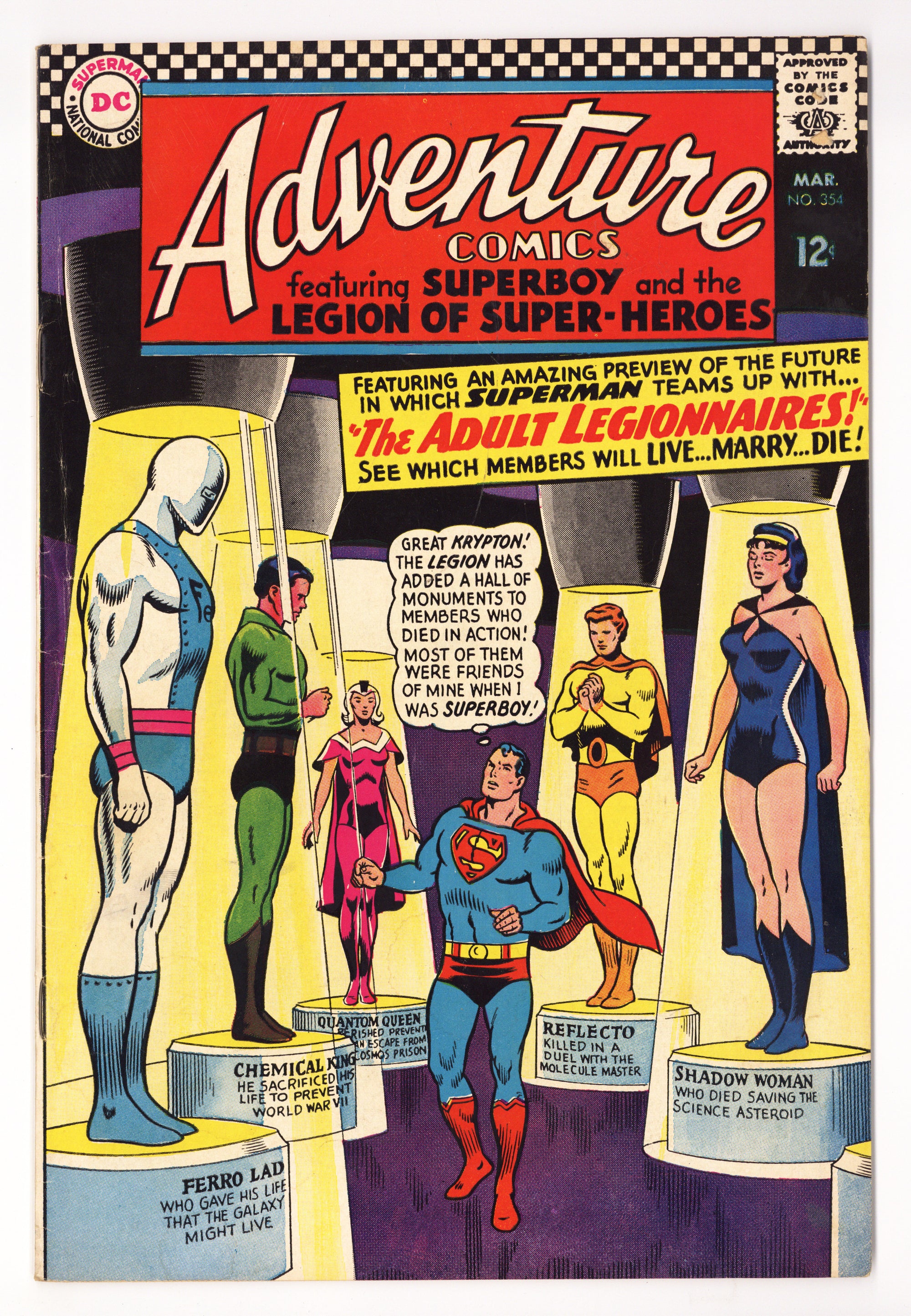 Adventure Comics Vol 1 354 FN- (5.5) (1967) 