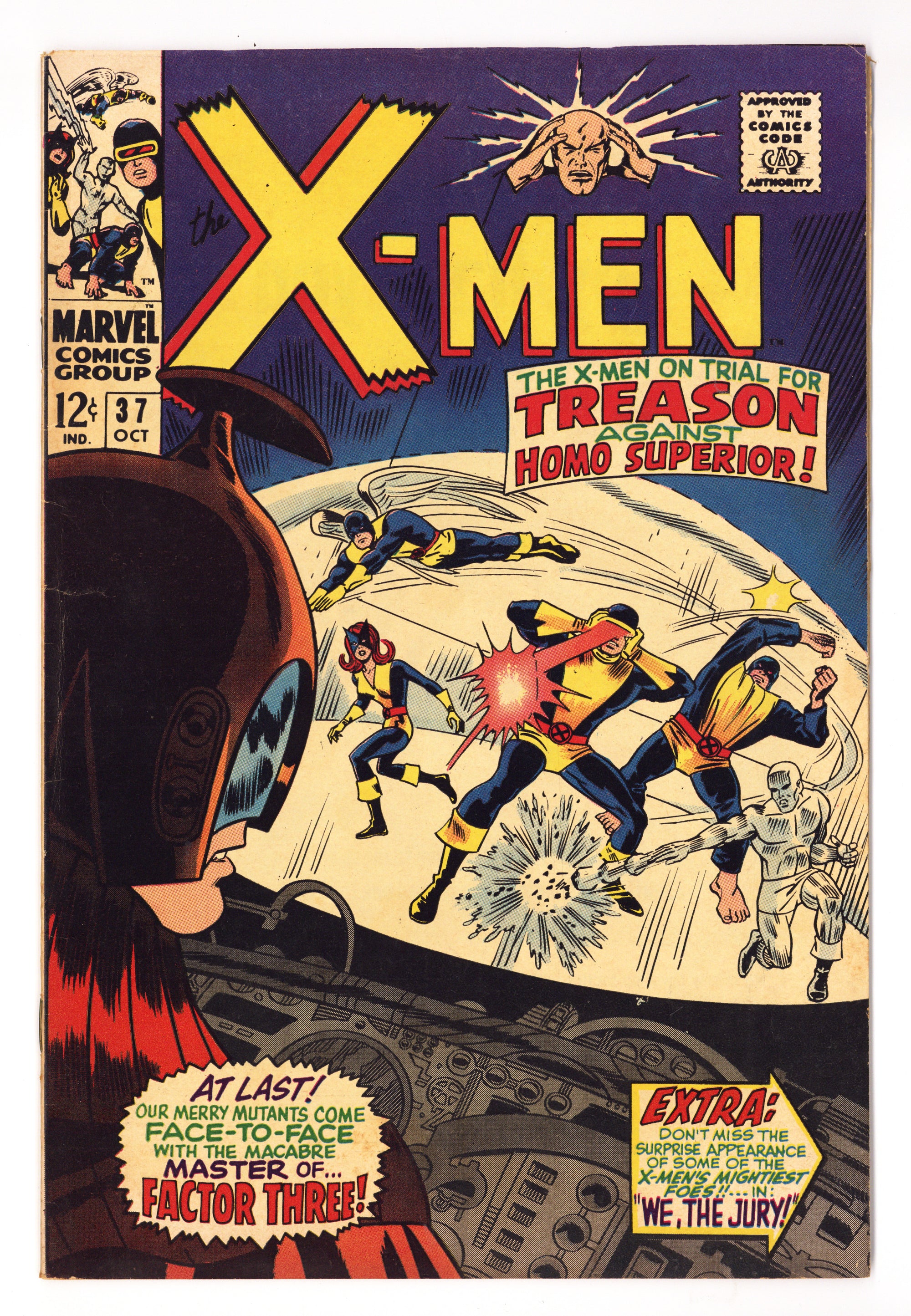 The X-Men Vol 1 37  FN+ (6.5)   (1967)        