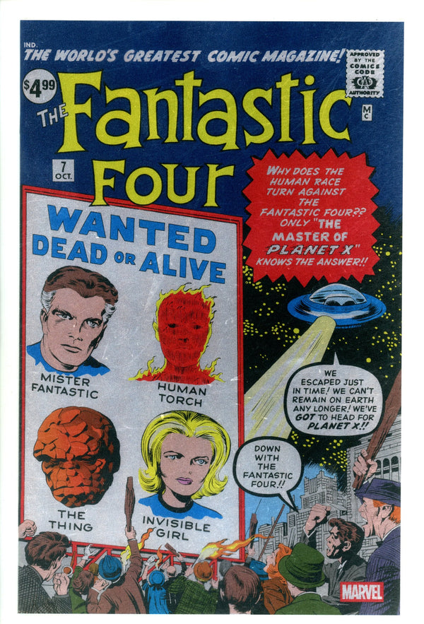 Fantastic Four Vol 8 7 Kirby Facsimile Foil Variant (2025)