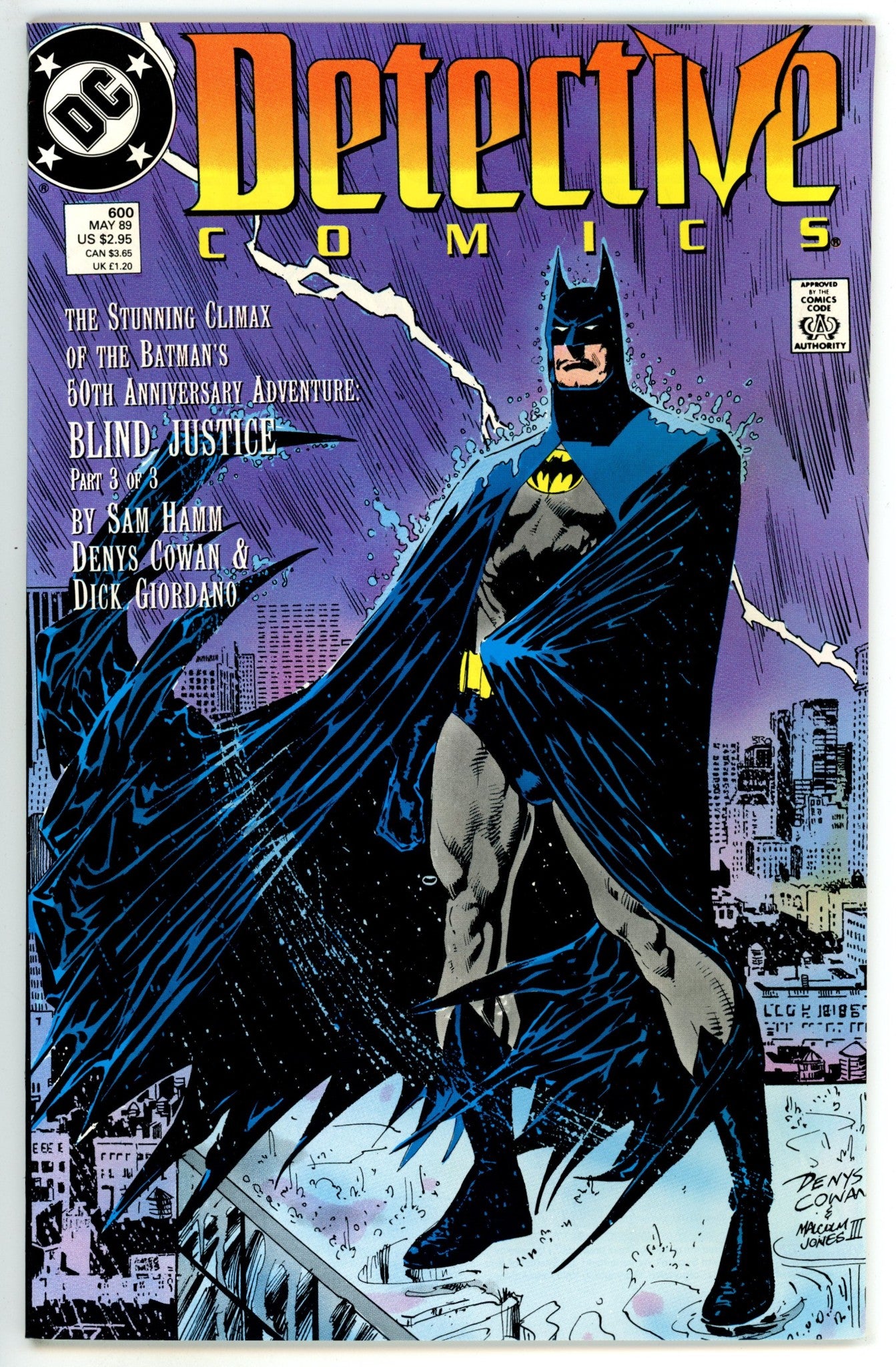 Detective Comics Vol 1 600 High Grade (1989) 