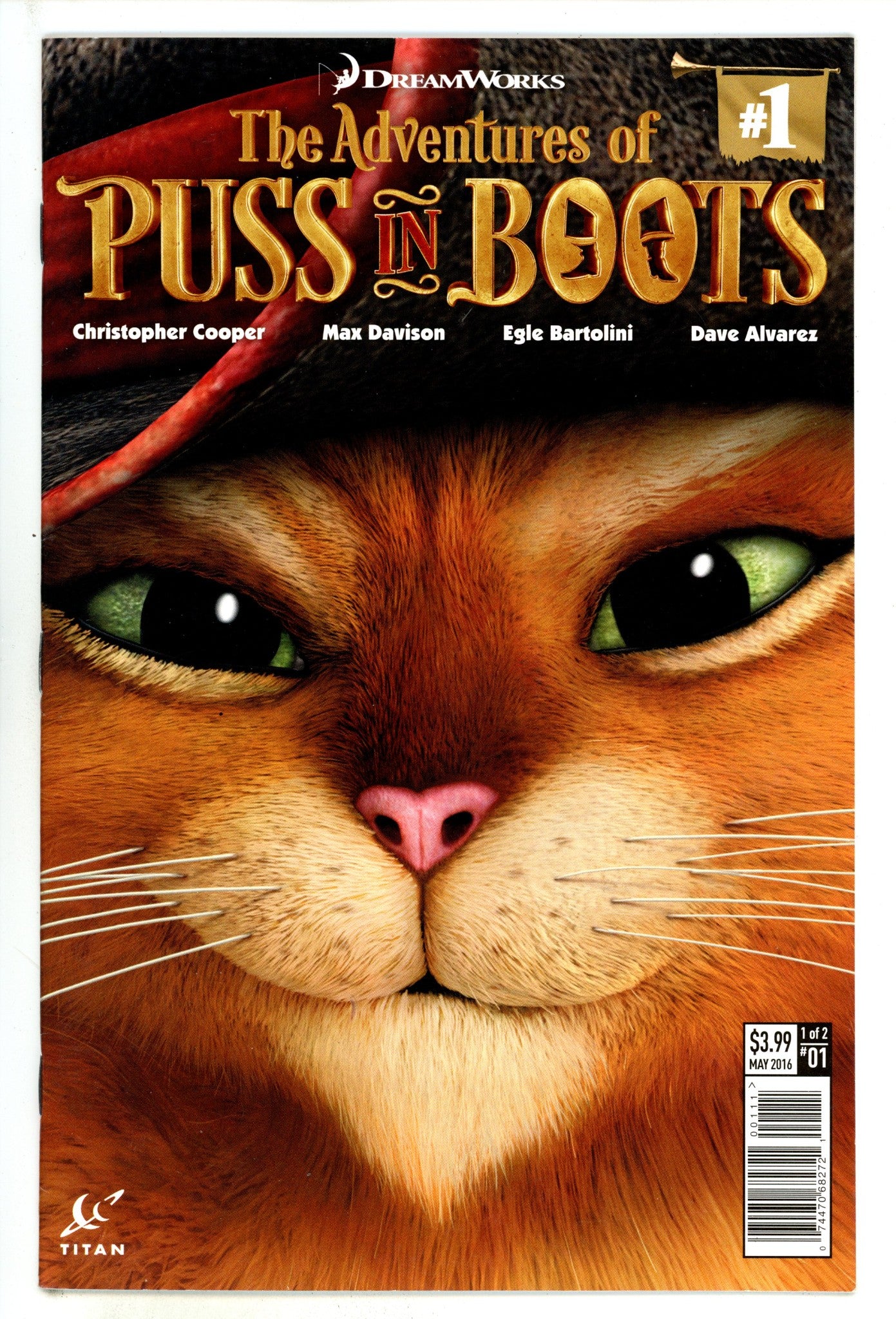 The Adventures of Puss in Boots 1 Mid Grade (2016) 