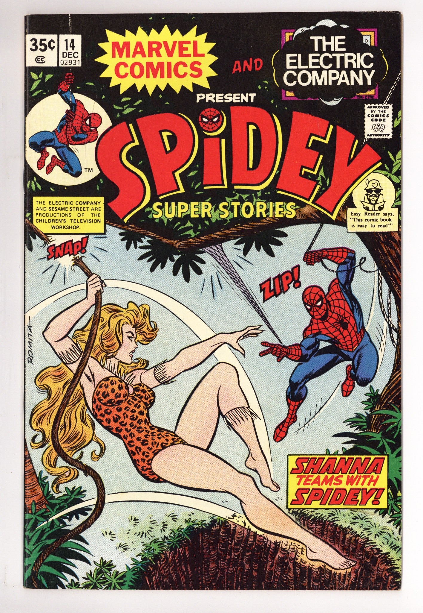 Spidey Super Stories 14 VF (8.0) (1975) 