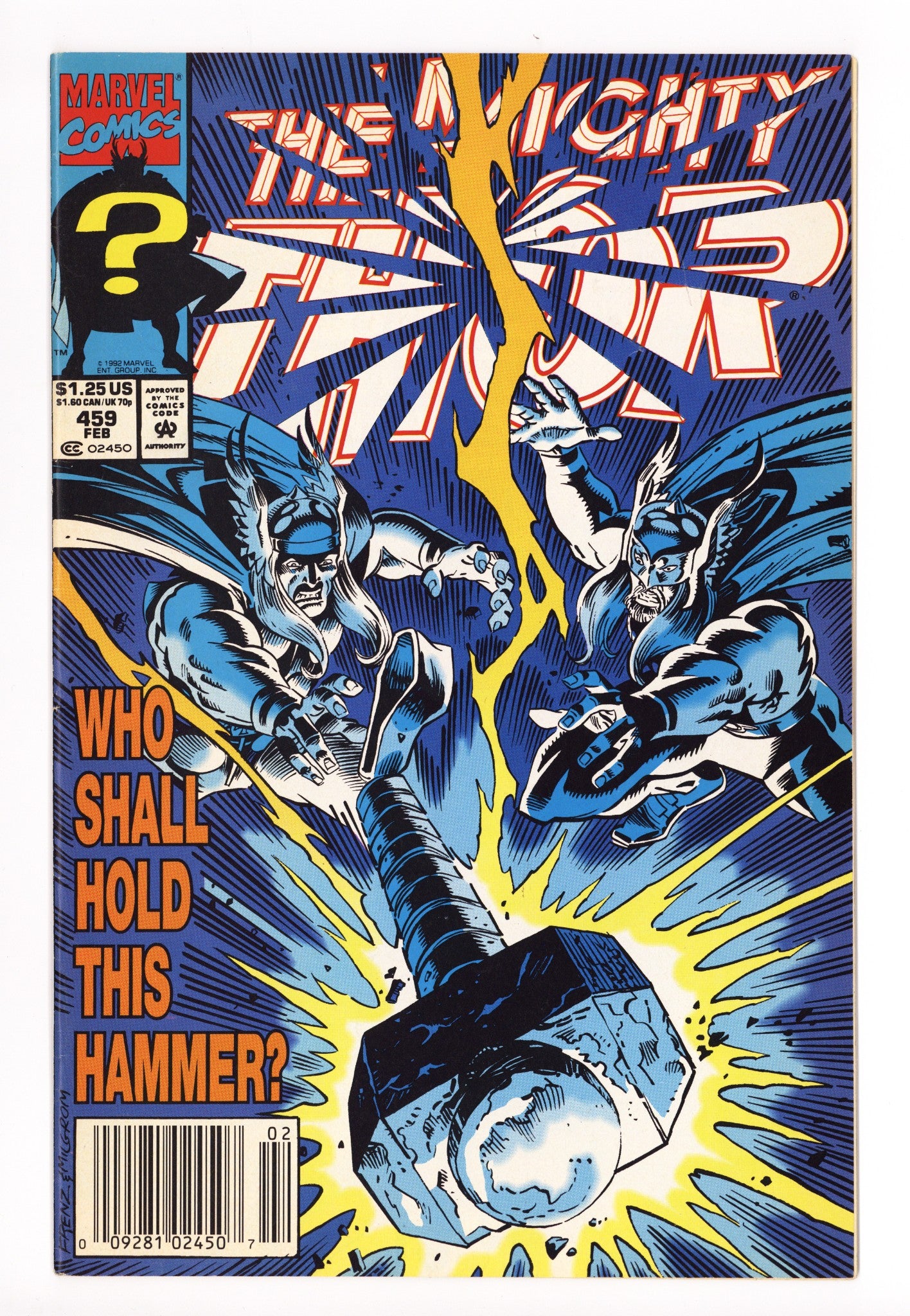 Thor Vol 1 459  High Grade   (1993)     Newsstand  