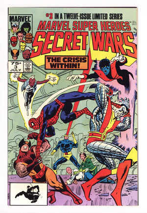 Marvel Super-Heroes Secret Wars 3 VF- (7.5) (1984) 2nd Print 