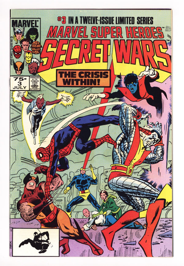 Marvel Super-Heroes Secret Wars 3 VF- (7.5) (1984) 2nd Print