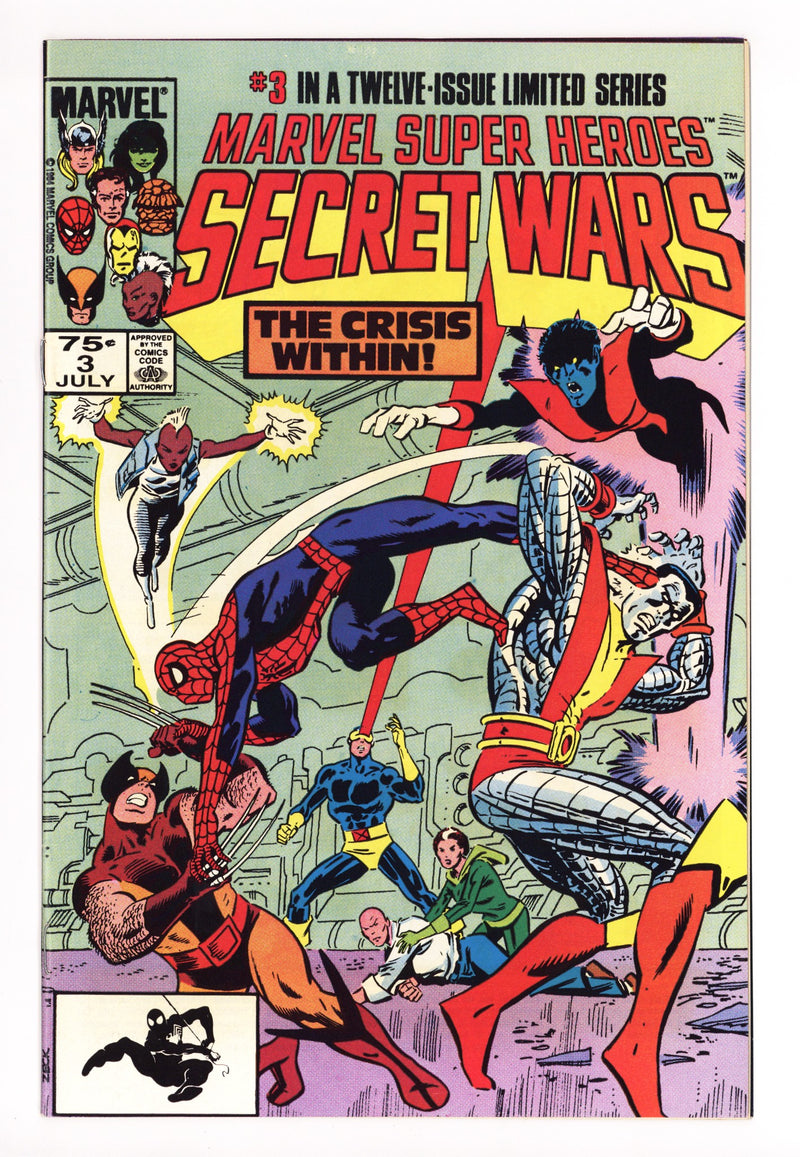 Marvel Super-Heroes Secret Wars 3 VF- (7.5) (1984) 2nd Print 
