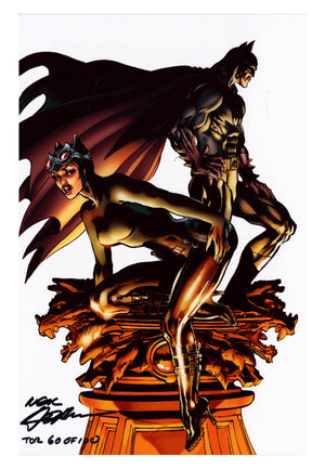 Batman Vol 3 50 VF/NM (9.0) 60/100 (2018) Adams Metal Virgin Exclusive Variant Signed x1 Cover Neal Adams