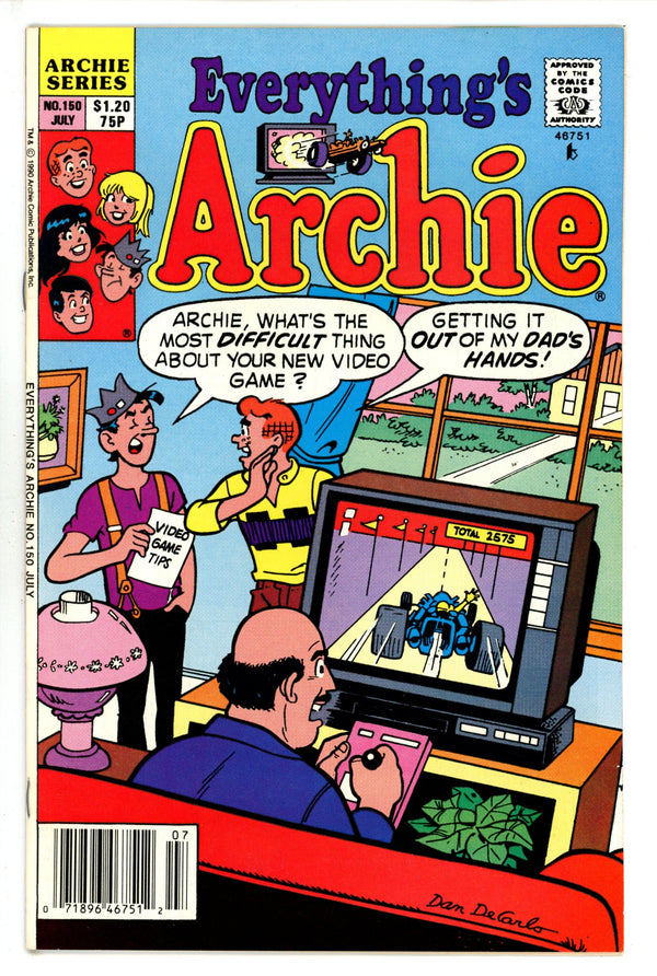 Everything's Archie 150 Canadian Variant FN/VF (1990)