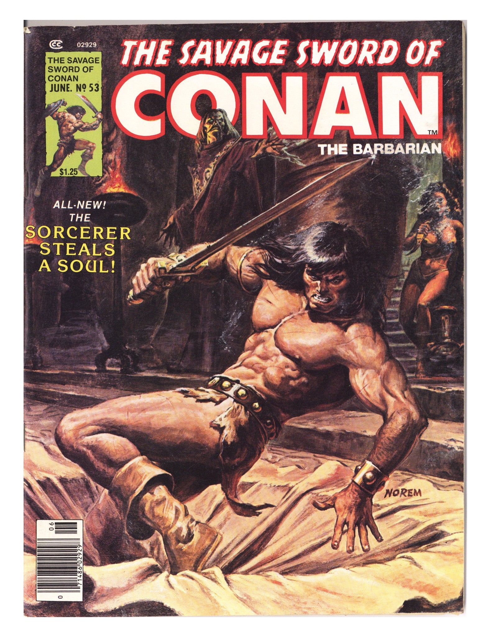 The Savage Sword of Conan Vol 1 53 Very Low Grade (1980) 