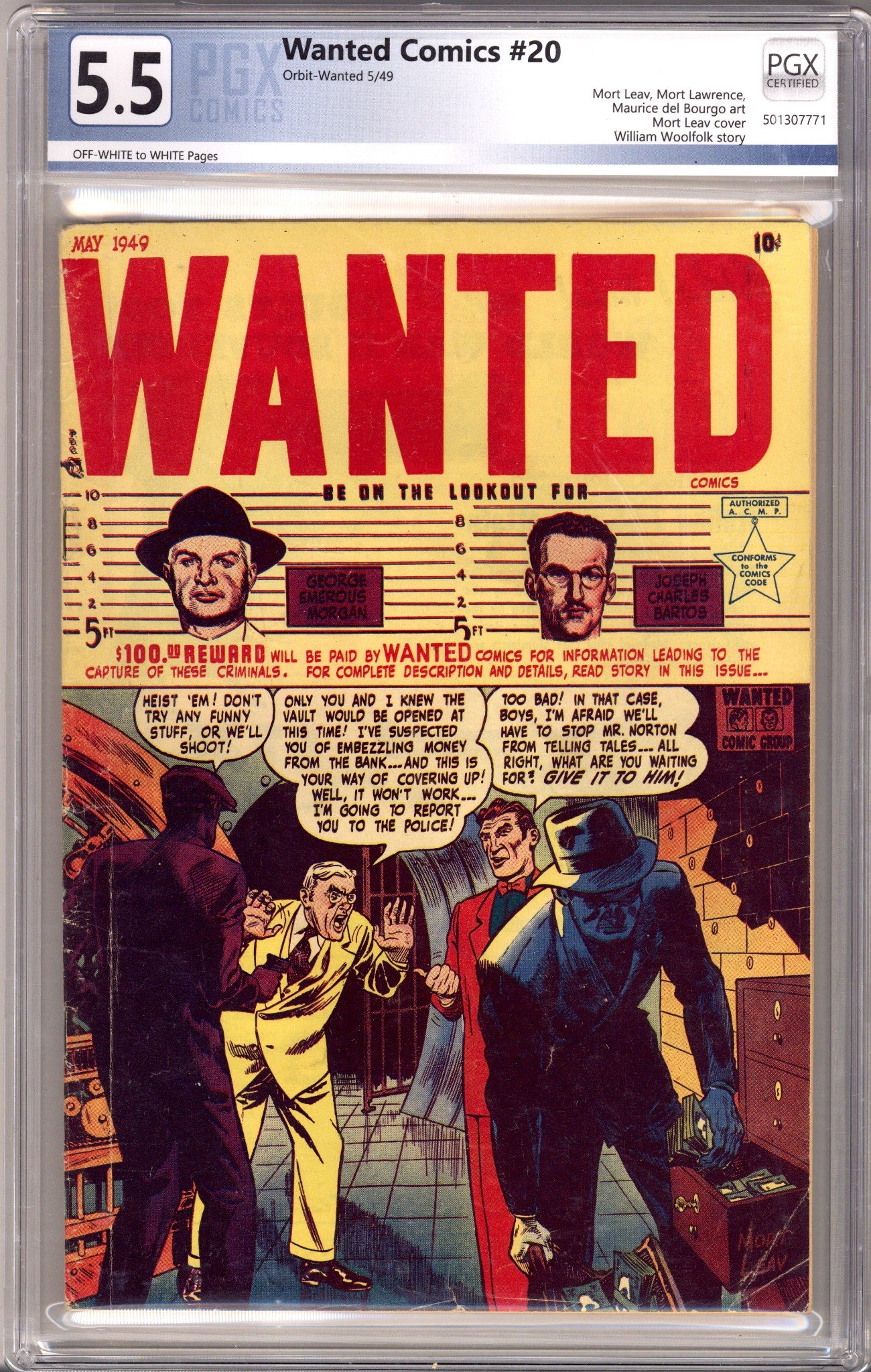 Wanted Comics 20 PGX 5.5
