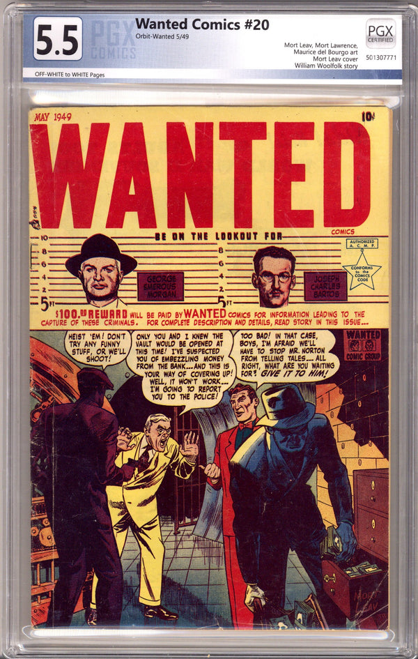 Wanted Comics 20 PGX 5.5