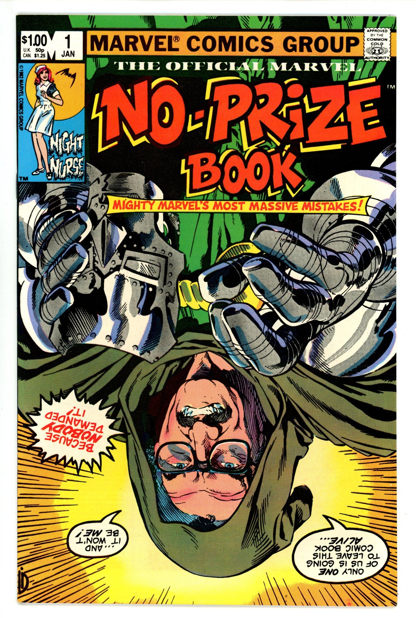 The Marvel No-Prize Book 1 High Grade (1983) 