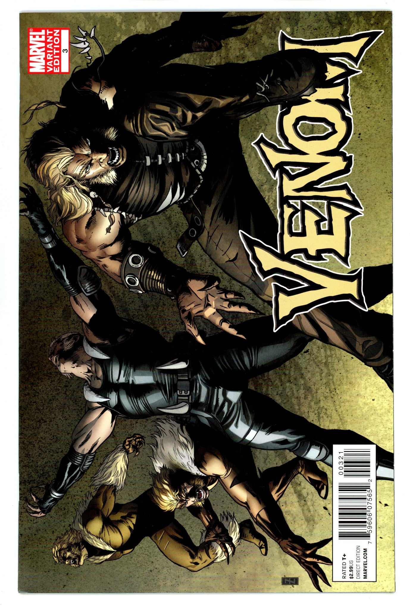 Venom Vol 2 3 VF (8.0) (2011) Zircher Incentive Variant 