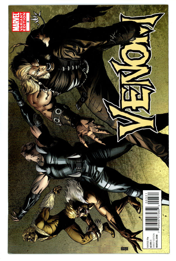 Venom Vol 2 3 VF (8.0) (2011) Zircher Incentive Variant