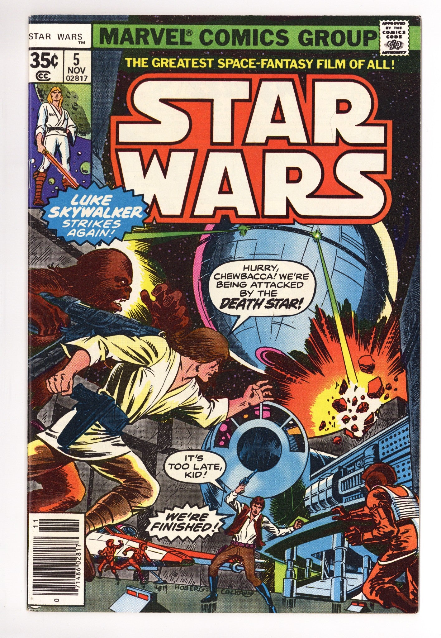 Star Wars Vol 1 5 FN+ (6.5) (1977) 