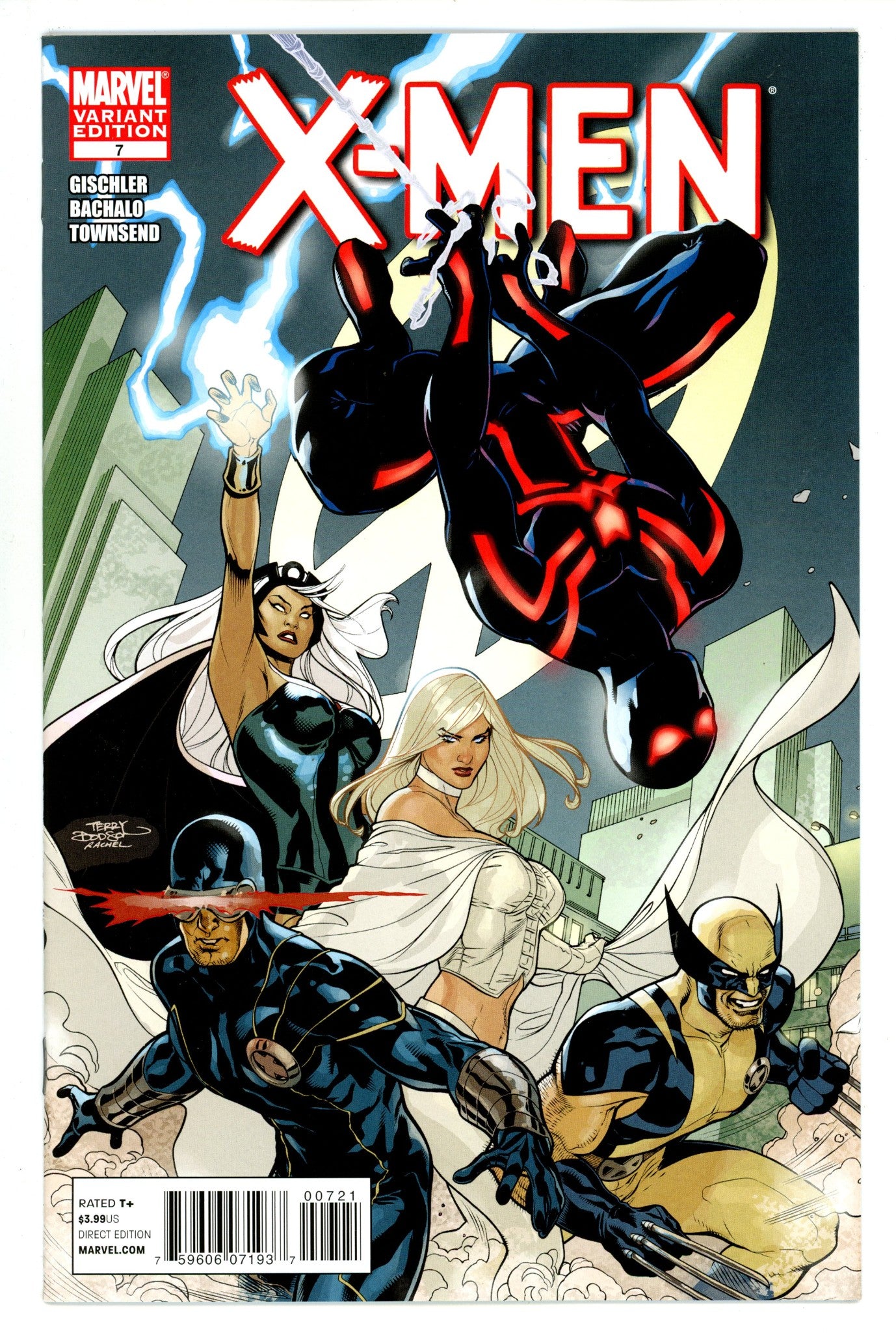 X-Men Vol 2 7 NM- (9.2) (2011) Dodson Incentive Variant 