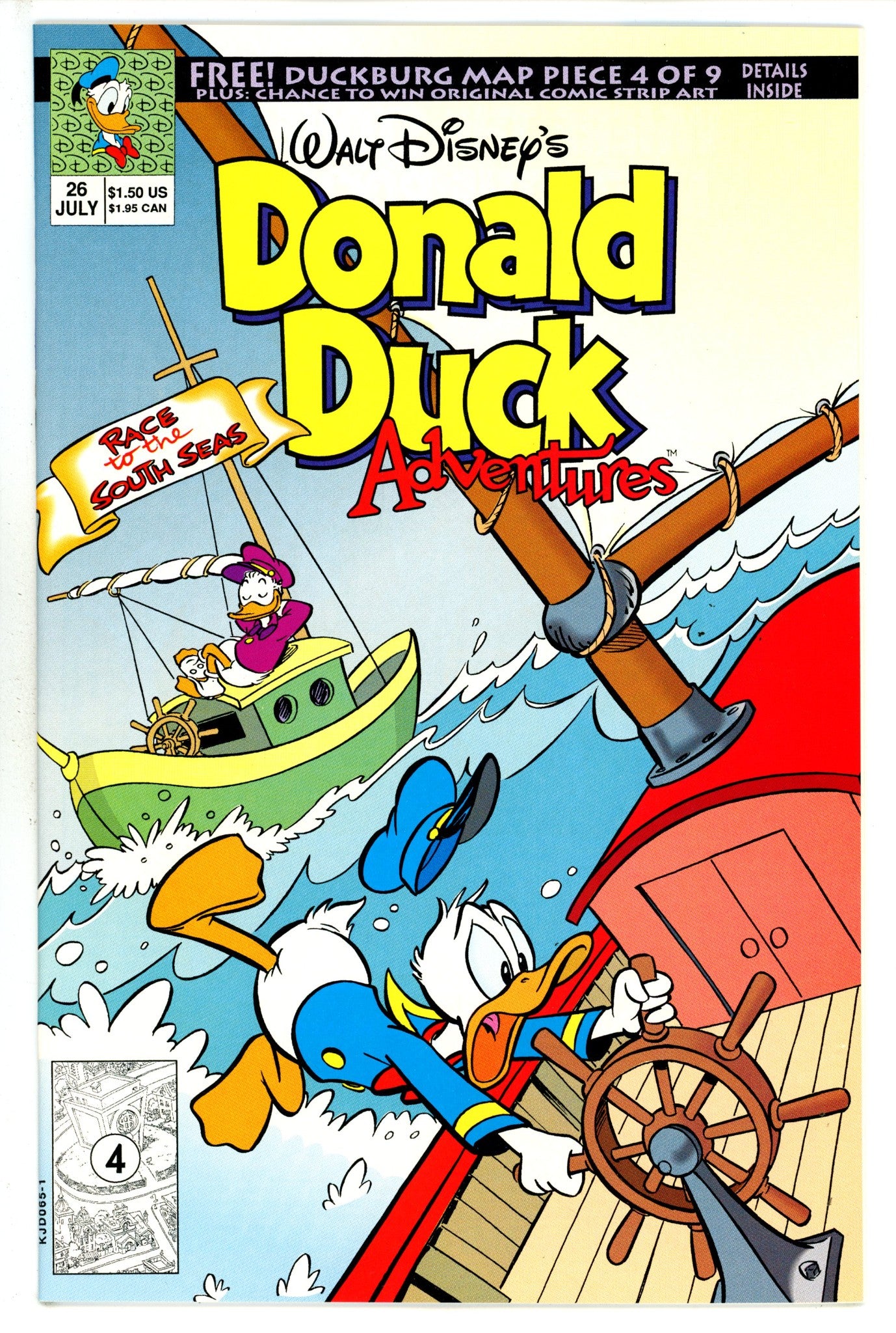 Walt Disney's Donald Duck Adventures Vol 2 26 NM- (1992)