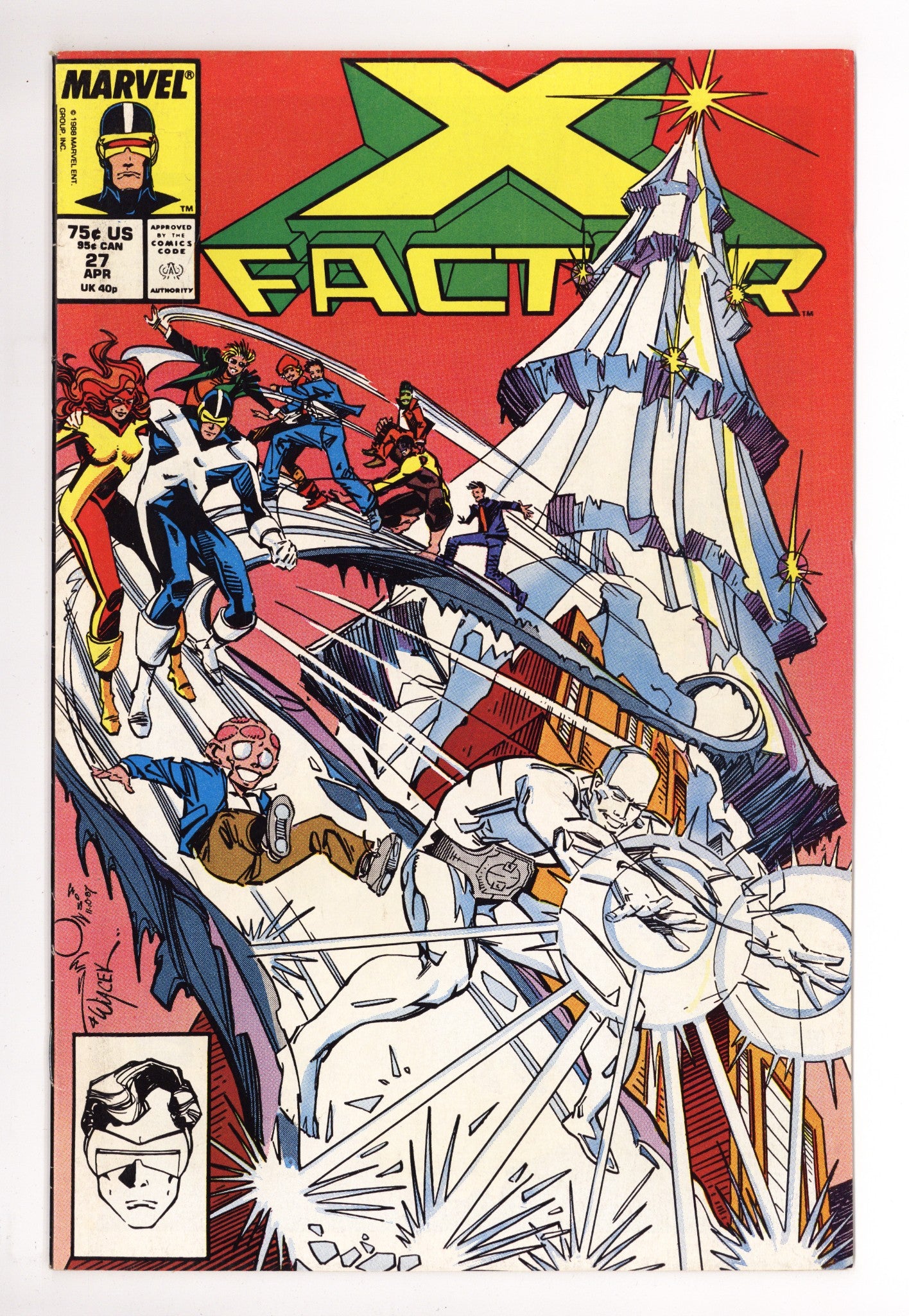 X-Factor Vol 1 27 Mid Grade (1988) 