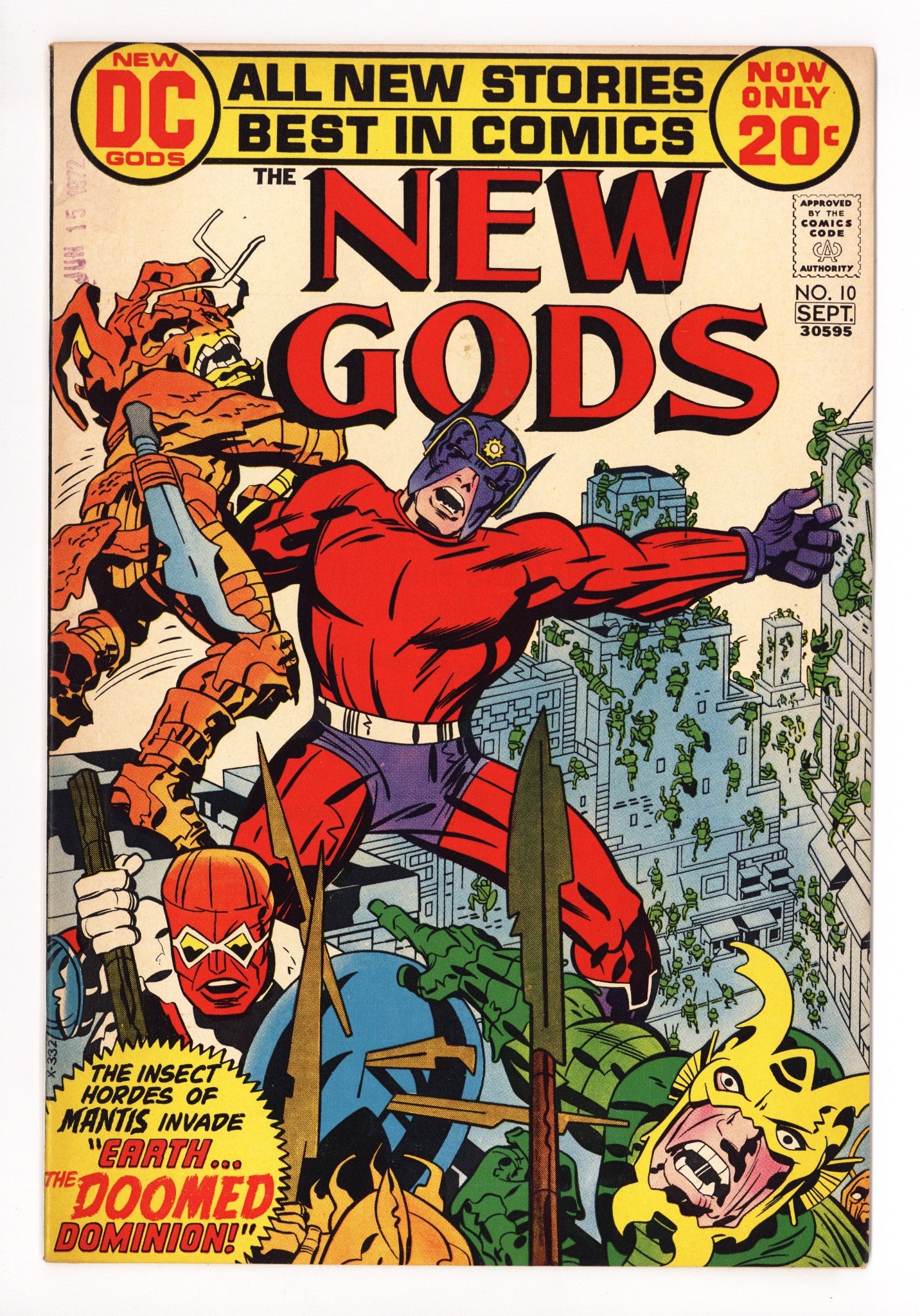 The New Gods Vol 1 10 VF- (7.5) (1972) 