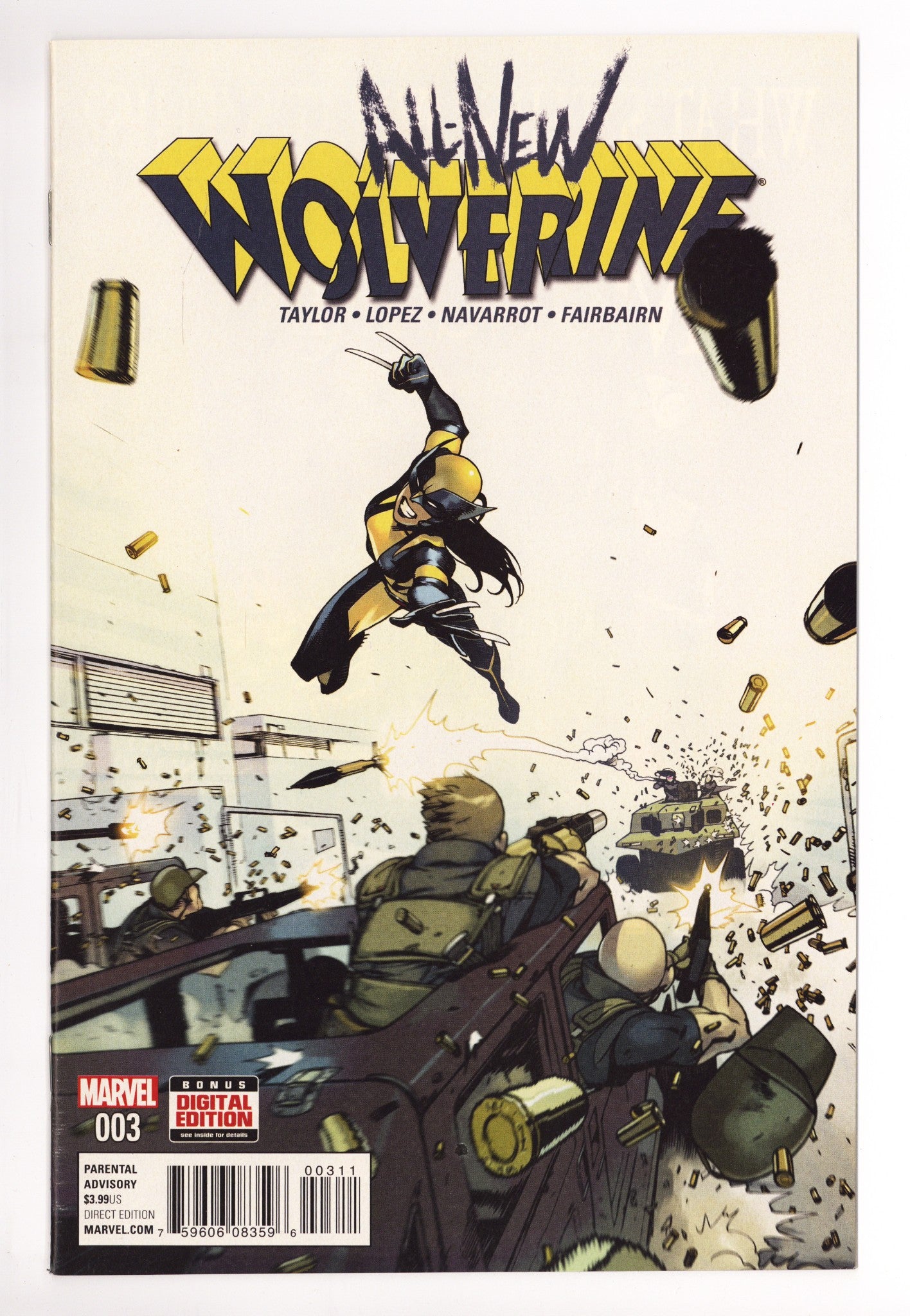 All-New Wolverine 3 High Grade (2016) 