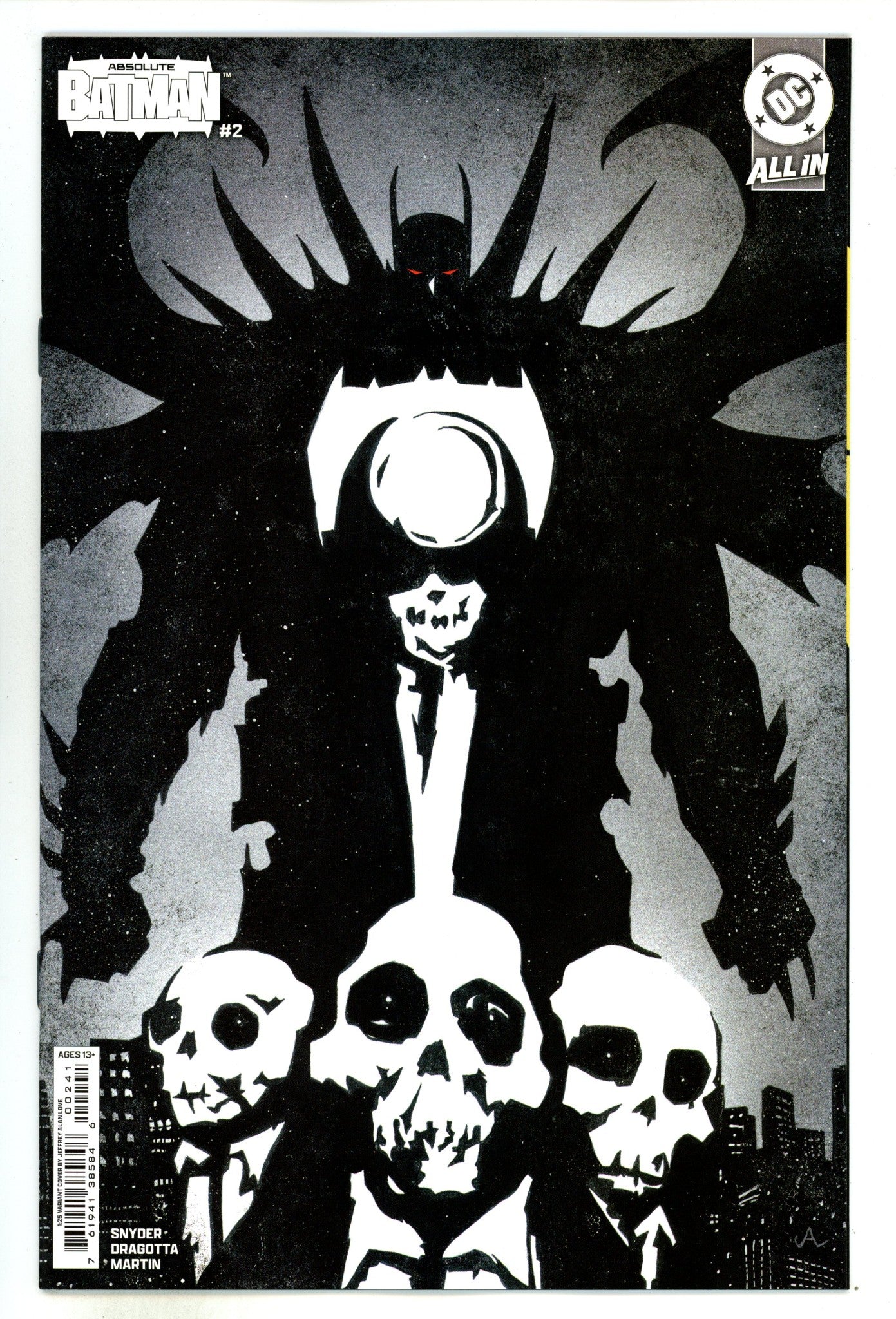 Absolute Batman 2 NM (9.4) (2024) Love Incentive Variant 