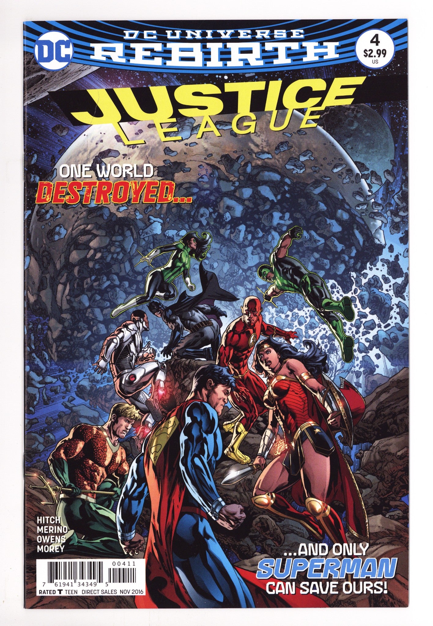 Justice League Vol 2 4 High Grade (2016) 