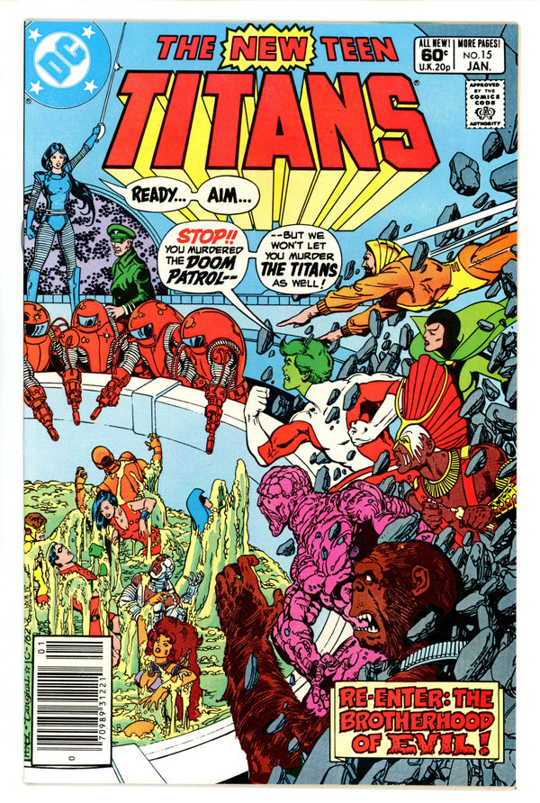 The New Teen Titans Vol 1 15 Newsstand (1981)