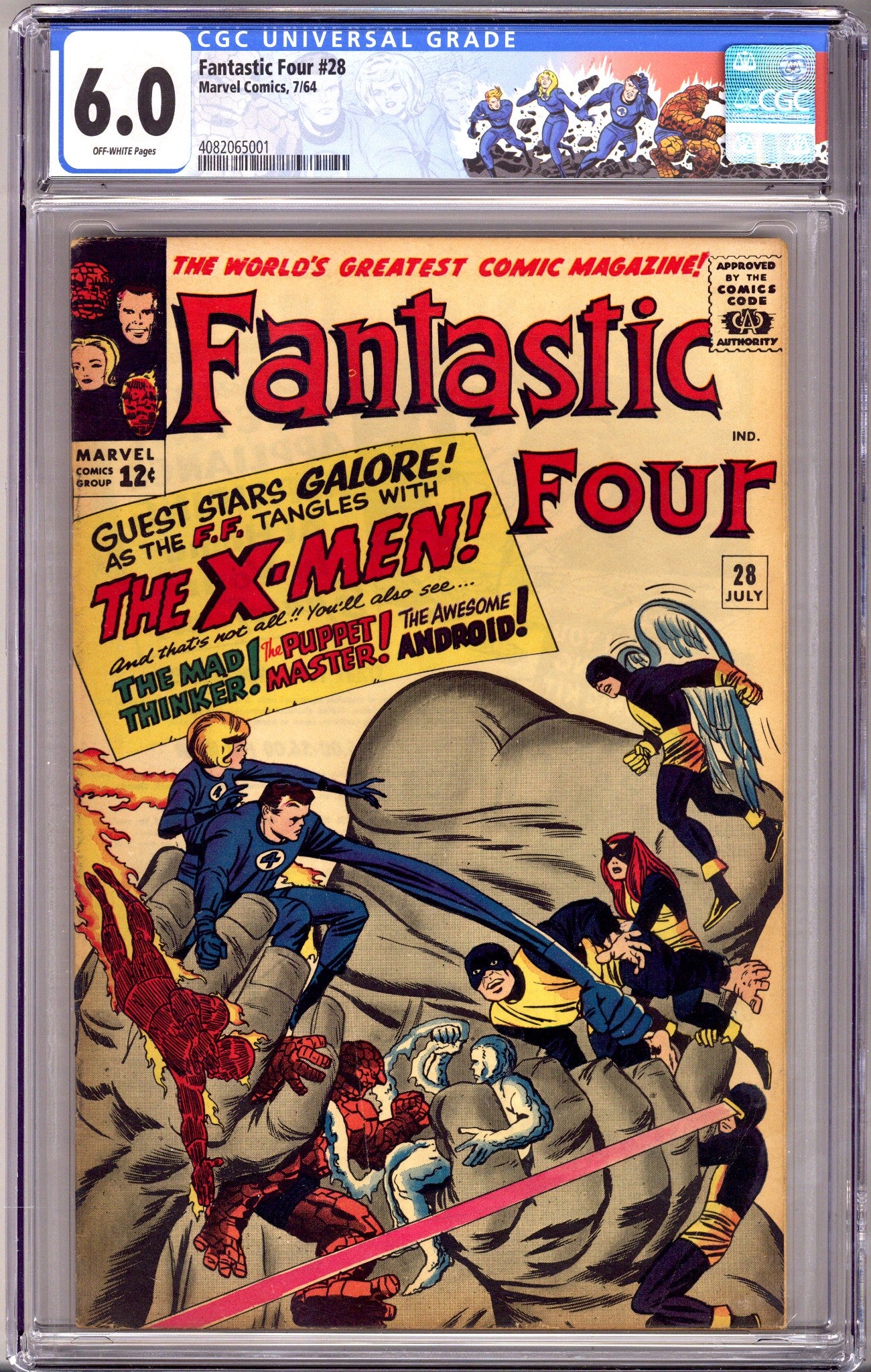 Fantastic Four Vol 1 28 CGC 6.0 (FN)   (1964)        
