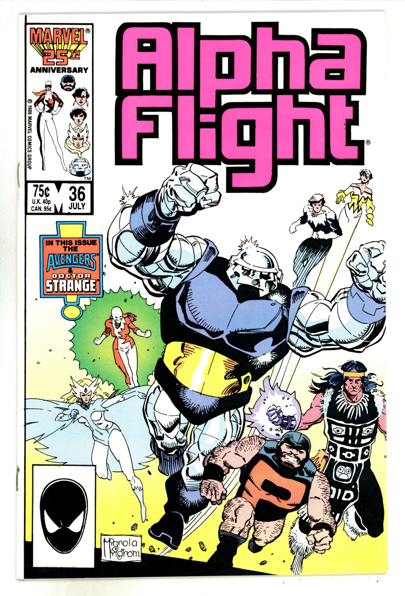 Alpha Flight Vol 1 36 High Grade (1986) 
