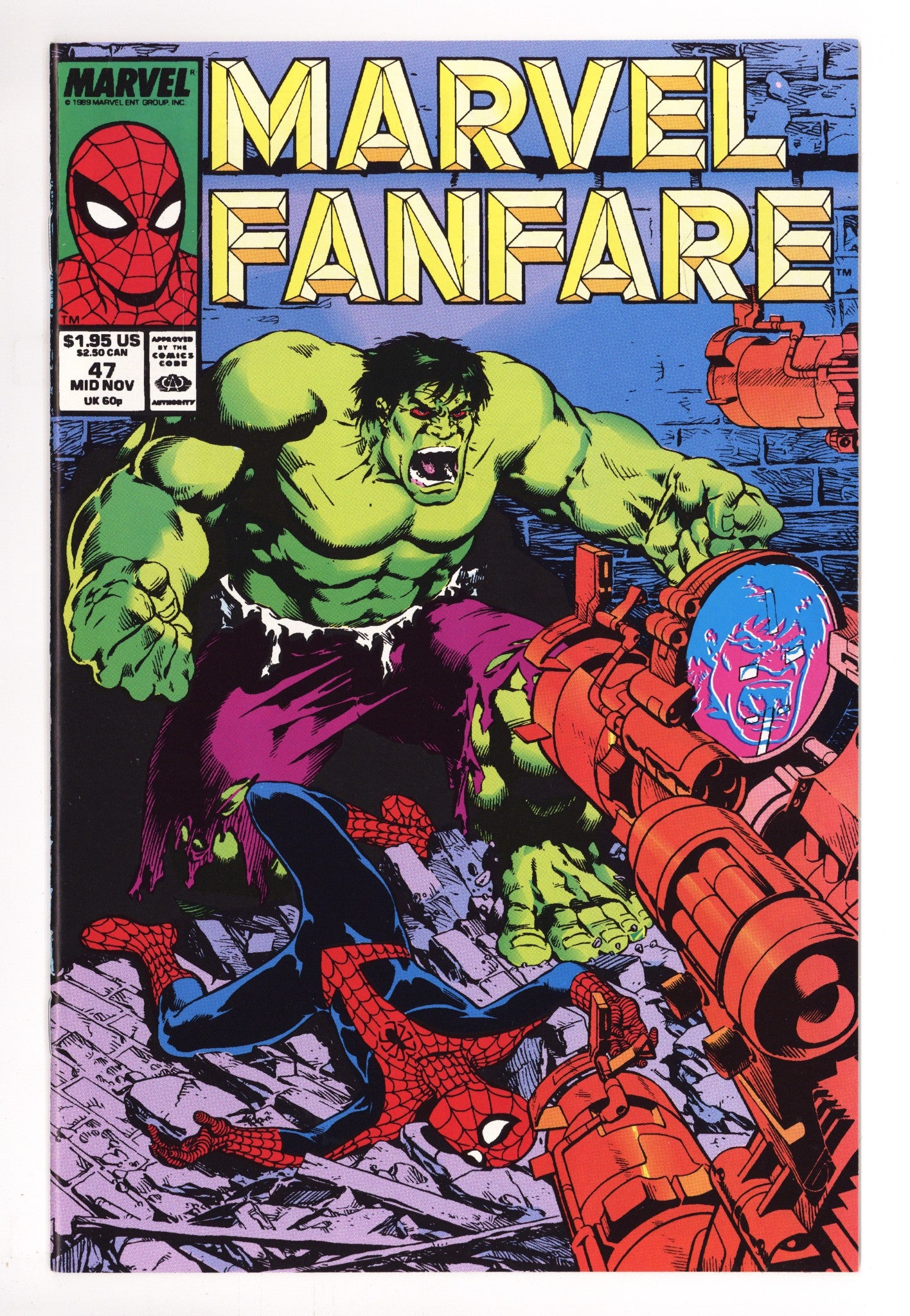 Marvel Fanfare Vol 1 47 High Grade (1989) 