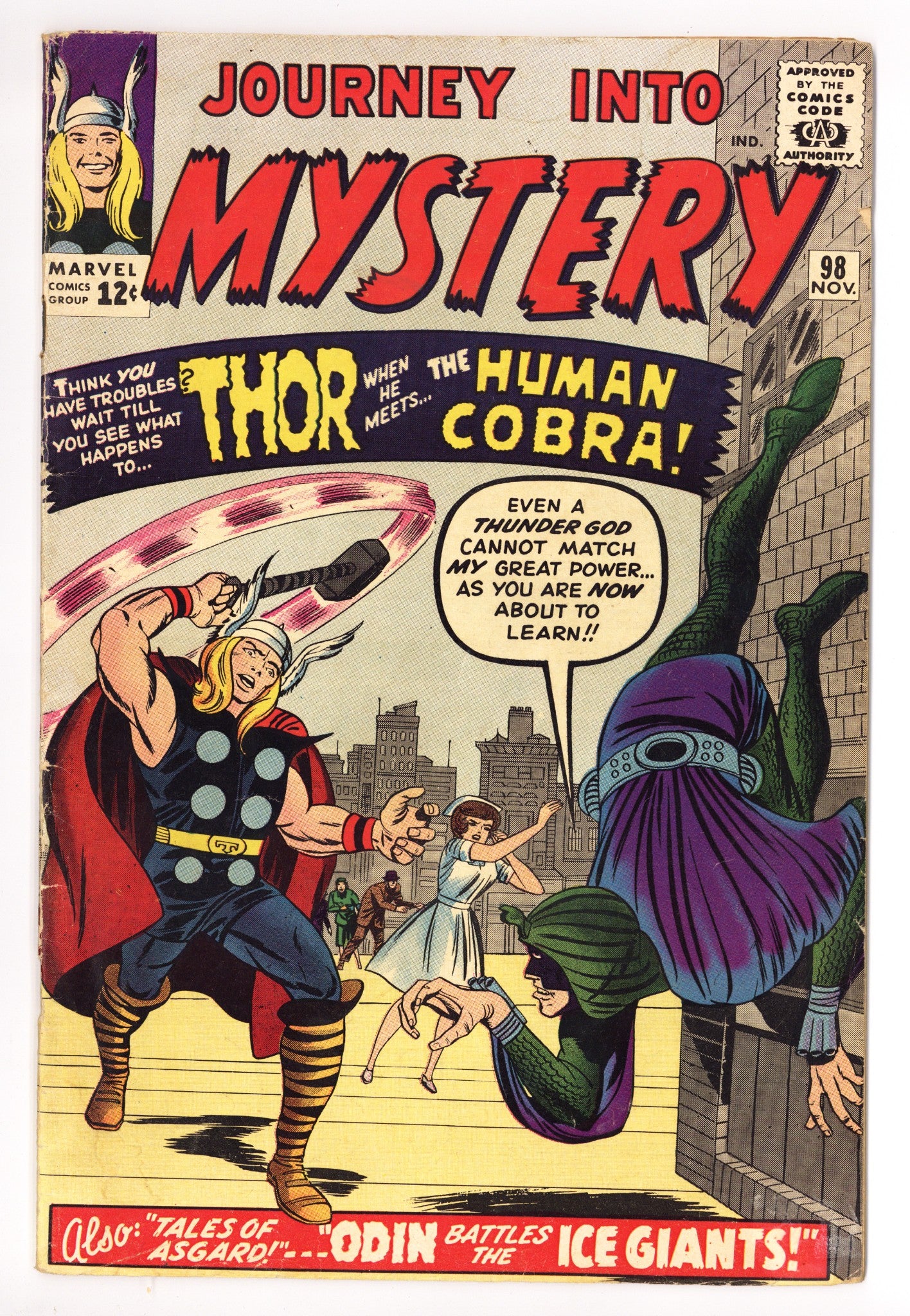 Journey into Mystery Vol 1 98 GD/VG (3.0) (1963) 
