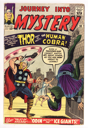 Journey into Mystery Vol 1 98 GD/VG (3.0) (1963) 