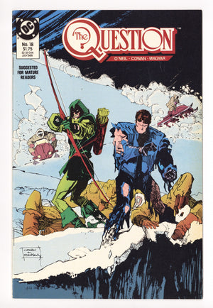 The Question Vol 1 18 Mid Grade (1988)