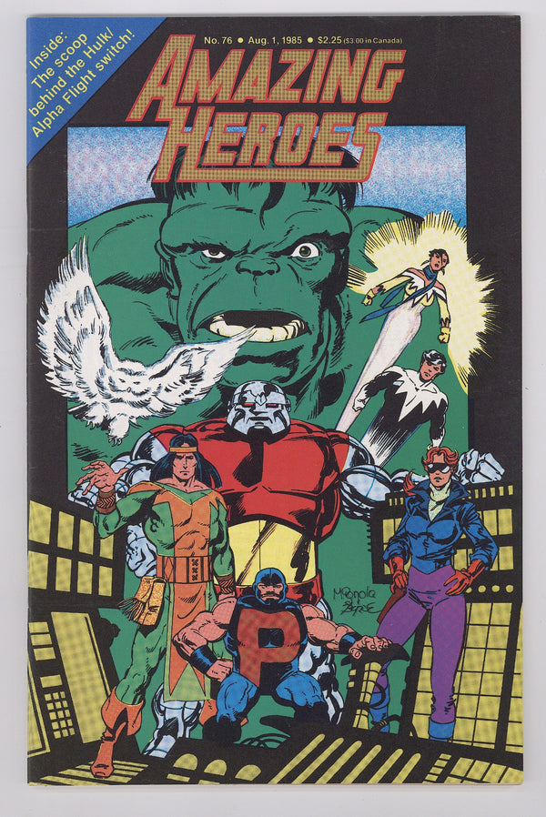 Amazing Heroes 76 VF (8.0) (1985)