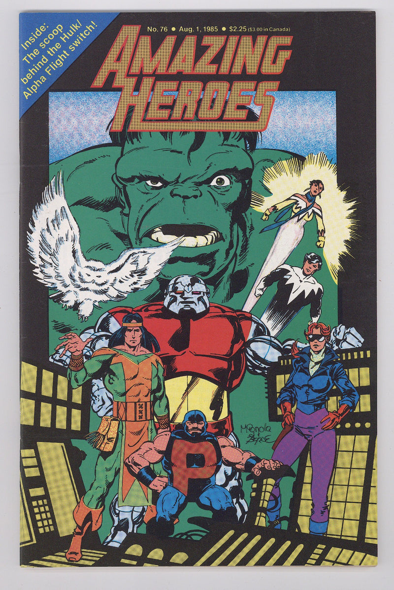 Amazing Heroes 76 VF (8.0) (1985) 