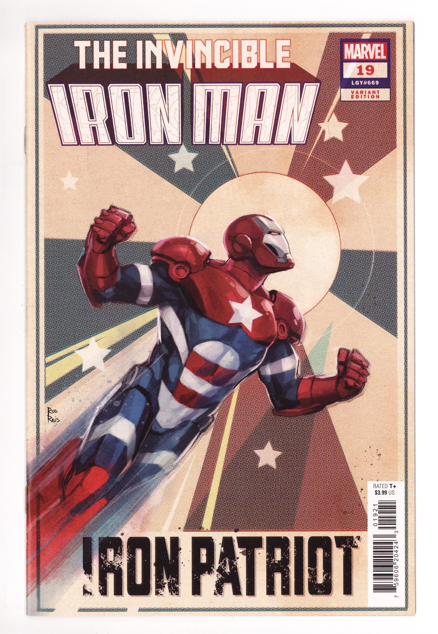 Invincible Iron Man Vol 5 19 (669) High Grade (2024) Reis Variant 